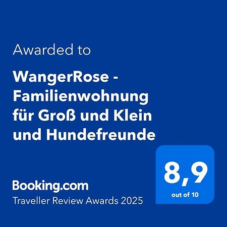 Wangerrose - Familienwohnung Fuer Gross Und Klein Und Hundefreunde วังเกร์โอเกอ ภายนอก รูปภาพ